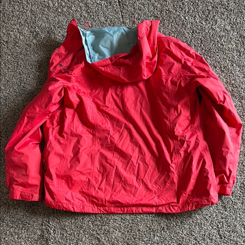 Columbia Pink and Gray Utility Jacket with Hood - Picture 7 of 8